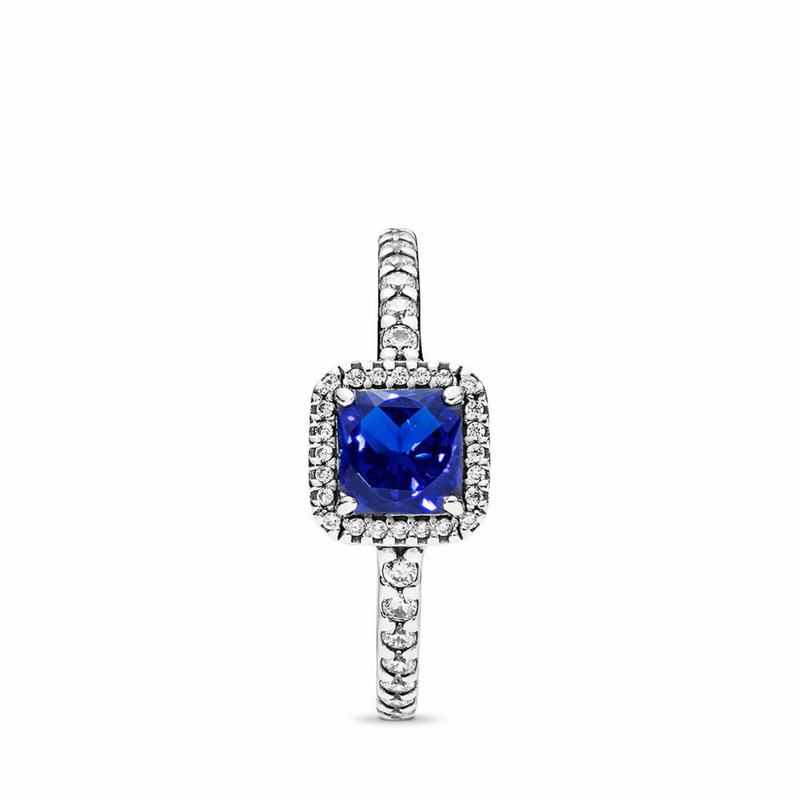 Pandora Timeless Elegance Ireland - Sterling Silver/Blue/Mixed Stones/Cubic Zirconia - 120563NVA